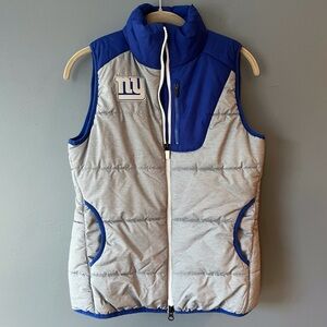 Nike NFL Team Apparel New York NY Giants Puffer Vest